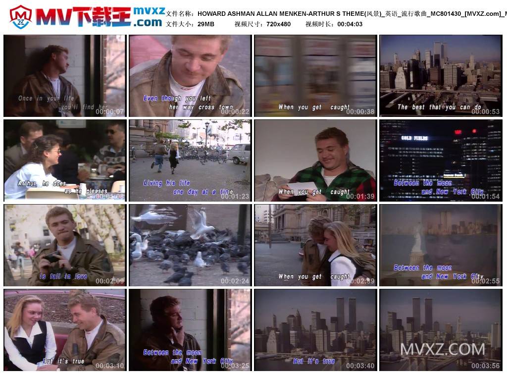 HOWARD ASHMAN ALLAN MENKEN-ARTHUR S THEME(风景)_英语_流行歌曲_MC801430